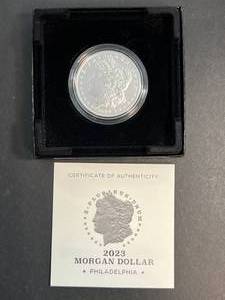 2023 US MORGAN SILVER DOLLAR IN ORIGINAL MINT PACKAGE