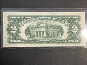1963 US RED SEAL $2 NOTE
