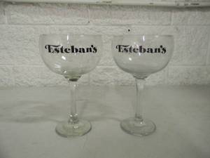 lot 27 image: VINTAGE Estebans Minneapolis Jumbo Margarita Glasses - ORIGINAL OLD SCHOOL - GREAT PIECES - SEE PICTURES