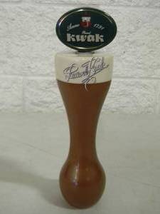 lot 41 image: NEW OLD STOCK - PAULEY KWAK HAND MADE CERAMIC BEER TAP HANDLE - GREAT PIECE - APPROX 10 12 - SEE PICTURES