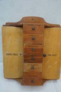 Vintage wood organizer