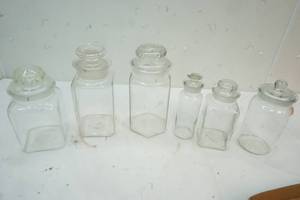 Glass canisters