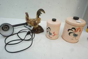 Chicken decor items