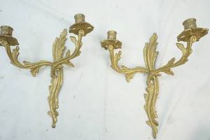 vintage brass wall fixtures
