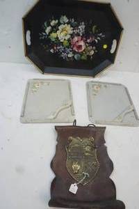 Metal painted tray