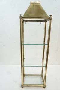 bronze display shelf