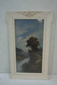 vintage scenic river picture