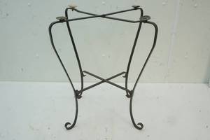 wrought iron table frame