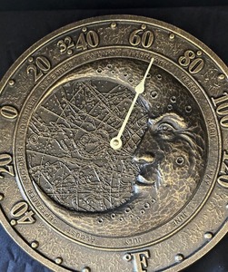 lot 141 image: Beautiful Brass Thermometer