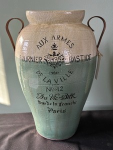 lot 193 image: Two Ballard Designs Decorative Pots with Handles