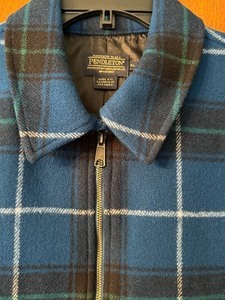 lot 40 image: New Womens Wool Pendleton Plaid Zip Up