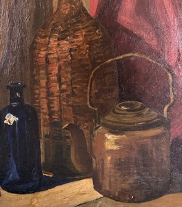 lot 300 image: Original Unframed Still Life Painting by Gretchen Menke Meyncke