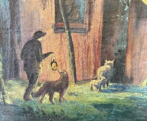 lot 319 image: Original Unframed Painting by Gretchen Menke Meyncke