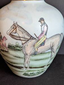 lot 72 image: Nora Fenton Painted Porcelain Vase