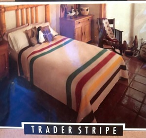 lot 374 image: New Beacon Trading Company Color Striped Blanket