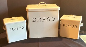 lot 379 image: Trio of Cute Canisters