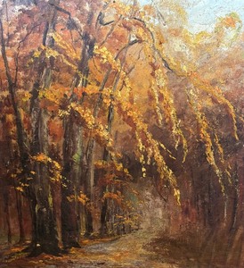 lot 121A image: Original Unframed Painting by Gretchen Menke Meyncke
