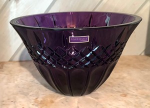 lot 37A image: Marquis by Waterford Purple Shelton Bowl