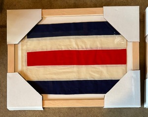 lot 420 image: Trio of New Framed Nautical Flags