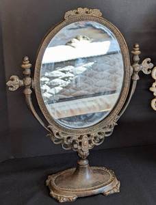 lot 223 image: Pair of Elegant Vanity Mirrors