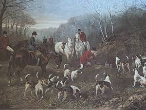 lot 226A image: Framed Heyworth Hardy Run to Earth Print