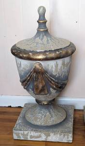 lot 214 image: Pair of Large Ballard Designs Resin French Finials