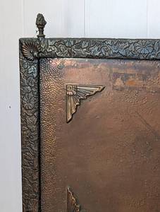 lot 215 image: Antique Copper Fireplace Screen