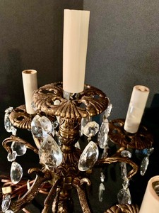 lot 294 image: Set of Vintage 5 Arm Spanish Candelabras