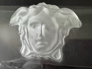 lot 7 image: Rosenthal for Versace Medusa Footed Crystal Bowl