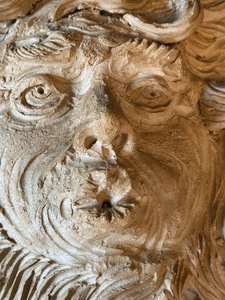 lot 25 image: Decorative Wind God Wall Hanging