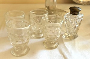 lot 230 image: Variety of Vintage Glassware and Silver Plate Items