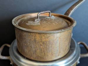 lot 106 image: Two Bourgeat Copper Pans
