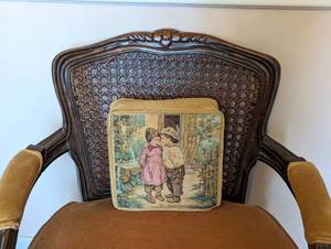 lot 108 image: Vintage Cane Back Armchair