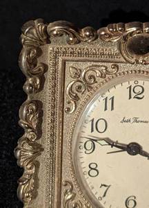 lot 480 image: Miniature Seth Thomas Travel Alarm Clock