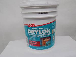 lot 5 image: 5 gallons UGL - Latex base dry lock masonry waterproofer.