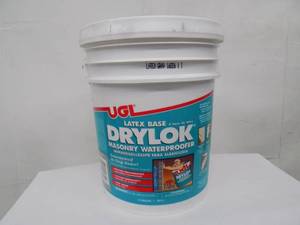lot 6 image: 5 gallons UGL - Latex base dry lock masonry waterproofer.