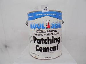 lot 27 image: 115 fl oz - Kool - Seal  instant roof repair,  white acrylic  patching cement