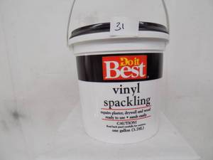 lot 31 image: 1 gal Do It Best Vinyl spackling