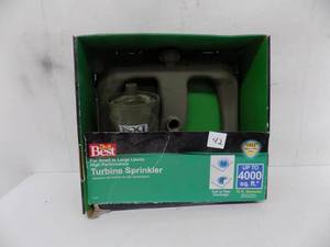 lot 42 image: Do IT - Turbine sprinkler and two hose hangers