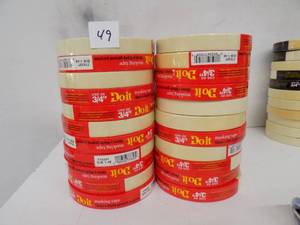 lot 49 image: 22 rolls 34 Masking tape
