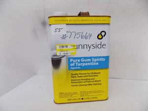 lot 55 image: 1 - gal Sunnyside pure. gum spirits of turpentine