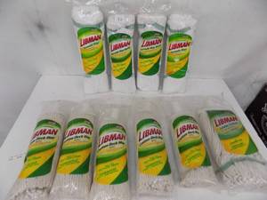 lot 88 image: 10 - Libman Cotton deck mop refills