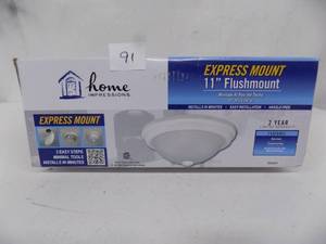 lot 91 image: 11 - Flush mount fixture (Home Impressions