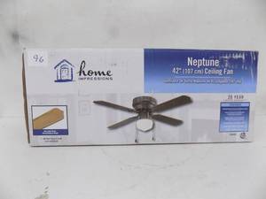 lot 96 image: 42 Neptune Ceiling fan