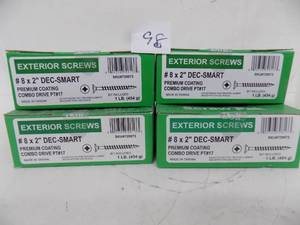 lot 98 image: 4 - 1lbs Boxes- Extrior Screws