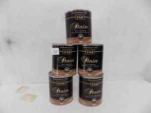 lot 138 image: 5 quarts -Zar Stain. (Mink 128) interior oil base