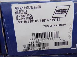 lot 145 image: 5 - Schlage Privacy locking latch