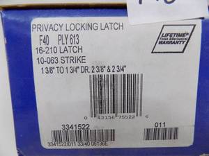 lot 146 image: 6 - Schlage Privacy locking latch