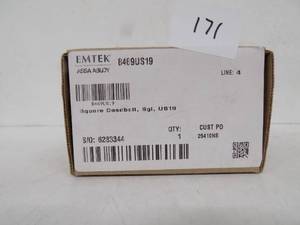 lot 171 image: Emtek Square Deadbolt Sgl US19