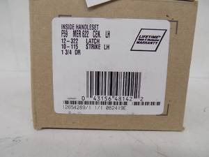 lot 172 image: Schlage inside handle set